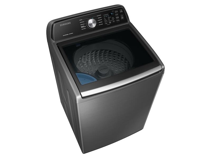 Samsung WA44A3405AP 4.4 Cu. Ft. Top Load Washer With Activewave™ Agitator And Active Waterjet In Platinum