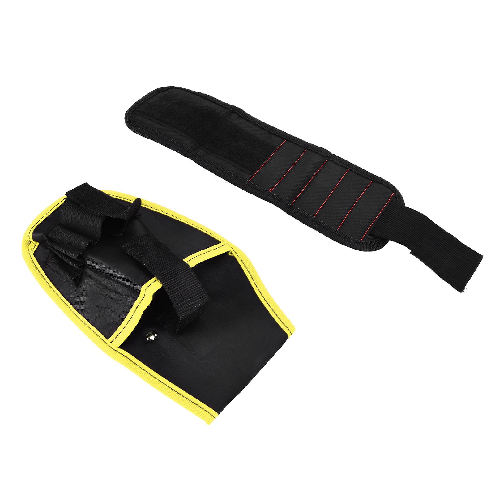 Multifunctional 12v Drill Holster Waist Tool Bag Drill Waist Tool Bag With Magnetic Wristbandyellow Edge