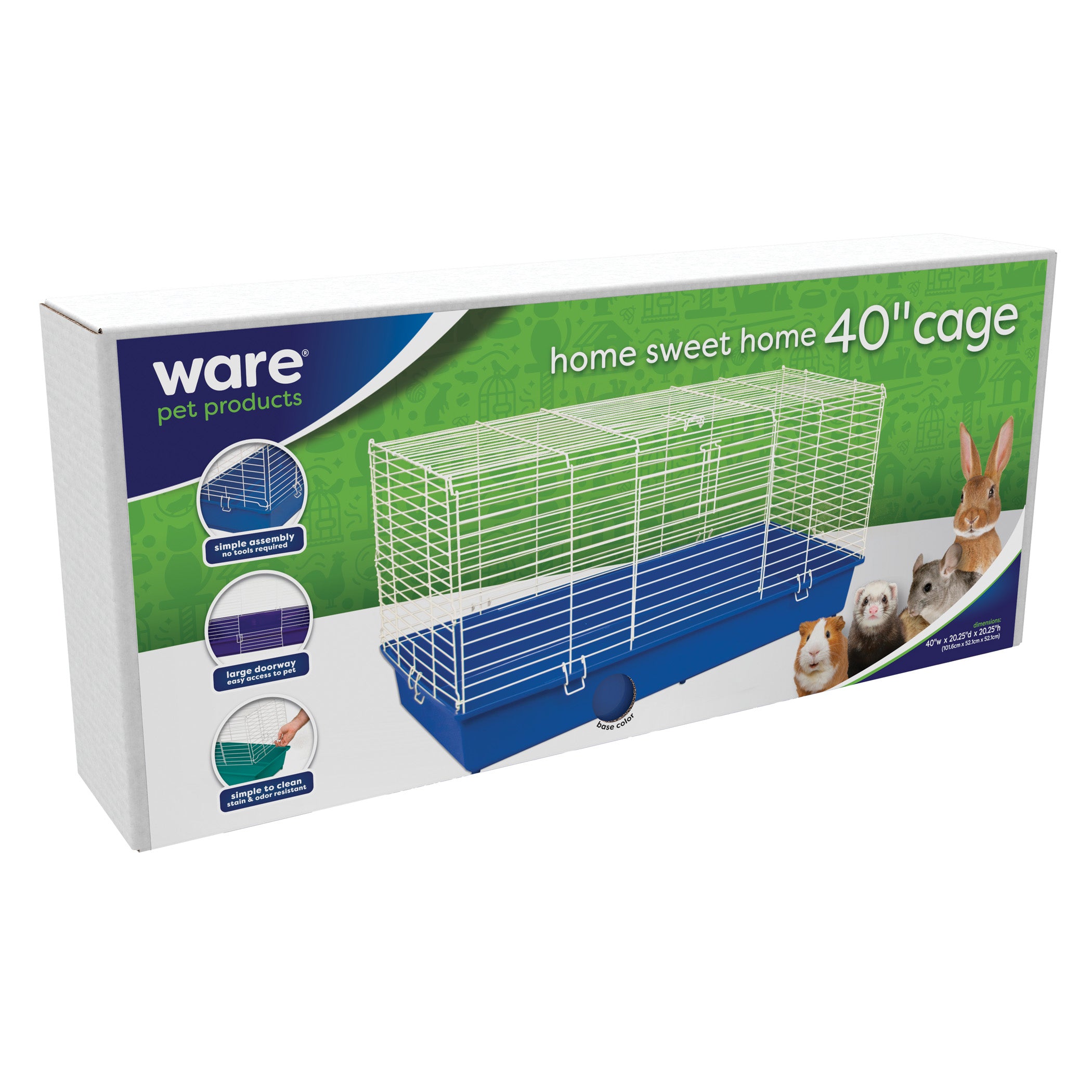 Ware Manufacturing Home Sweet Home Small Pet Cage， 40