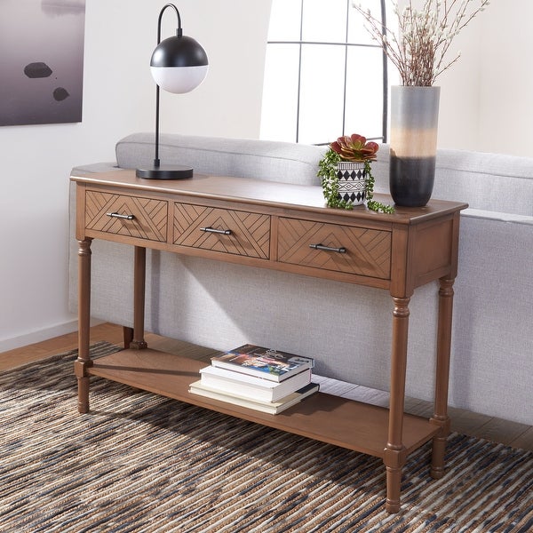 SAFAVIEH Peyton 3-Drawer Bottom Shelf Console Table - 47.3