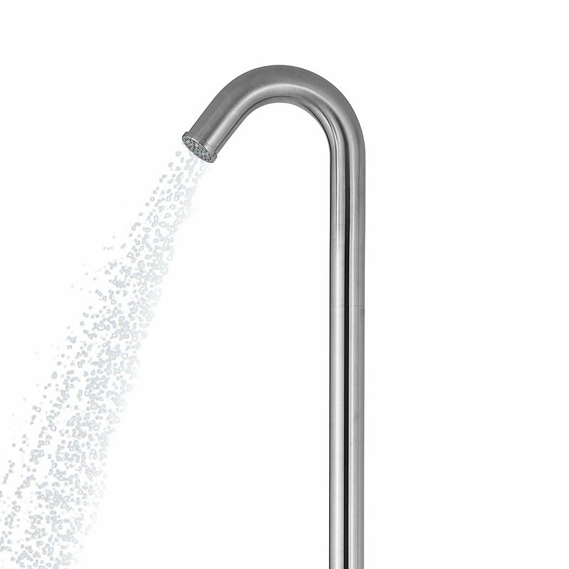 PULSE ShowerSpas Wave Outdoor Shower with Handshower and Foot Rinse