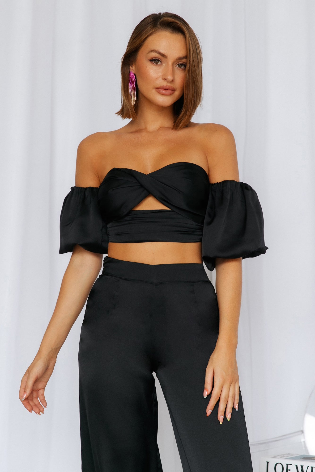 RUNAWAY Serena Top Black