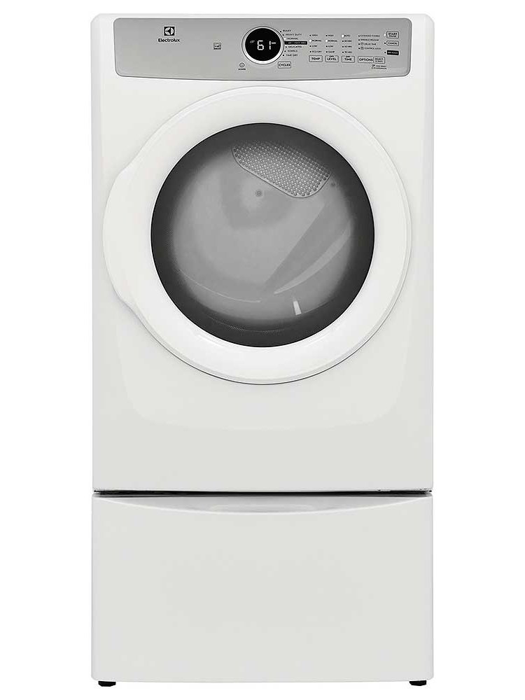 Electrolux 8 Cu. Ft. White Front Load Gas Dryer