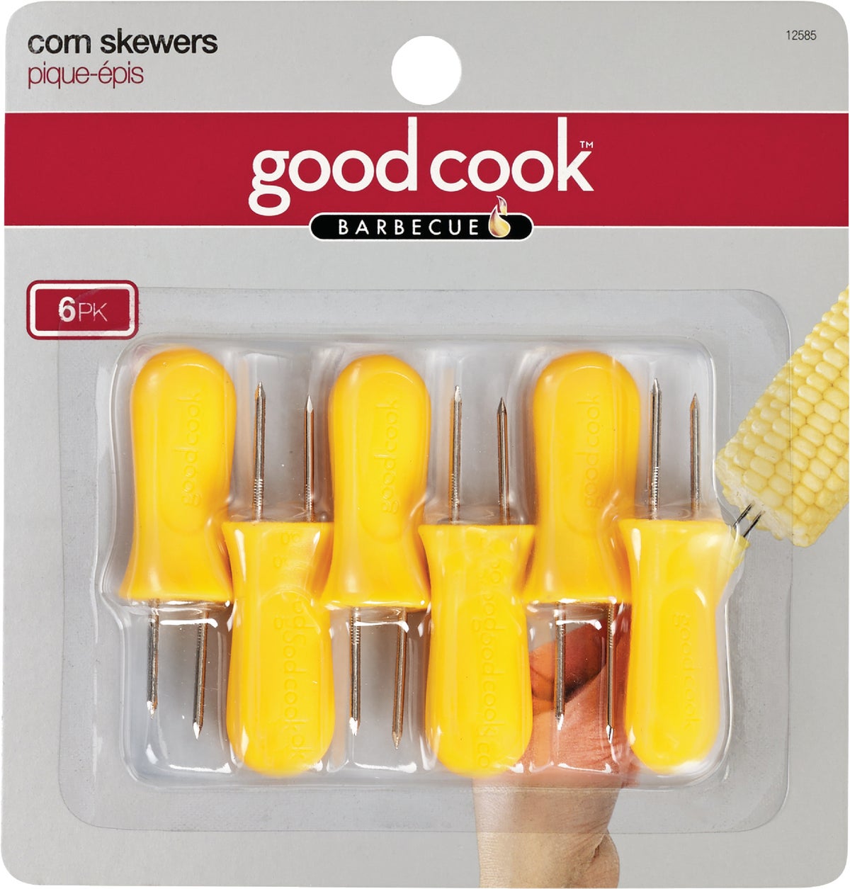 Goodcook Jumbo Corn Skewer Yellow