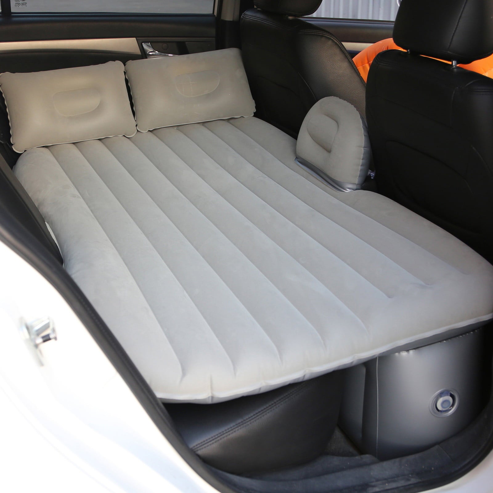 Fridja Car Inflatable Bed Flocking Car Bed Car SUV Back Seat Bed Travel Inflatable Bed