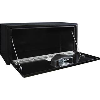 Buyers Products Company 14 in. x 12 in. x 30 in. Black Steel Underbody Truck Box with T-Handle 1703353