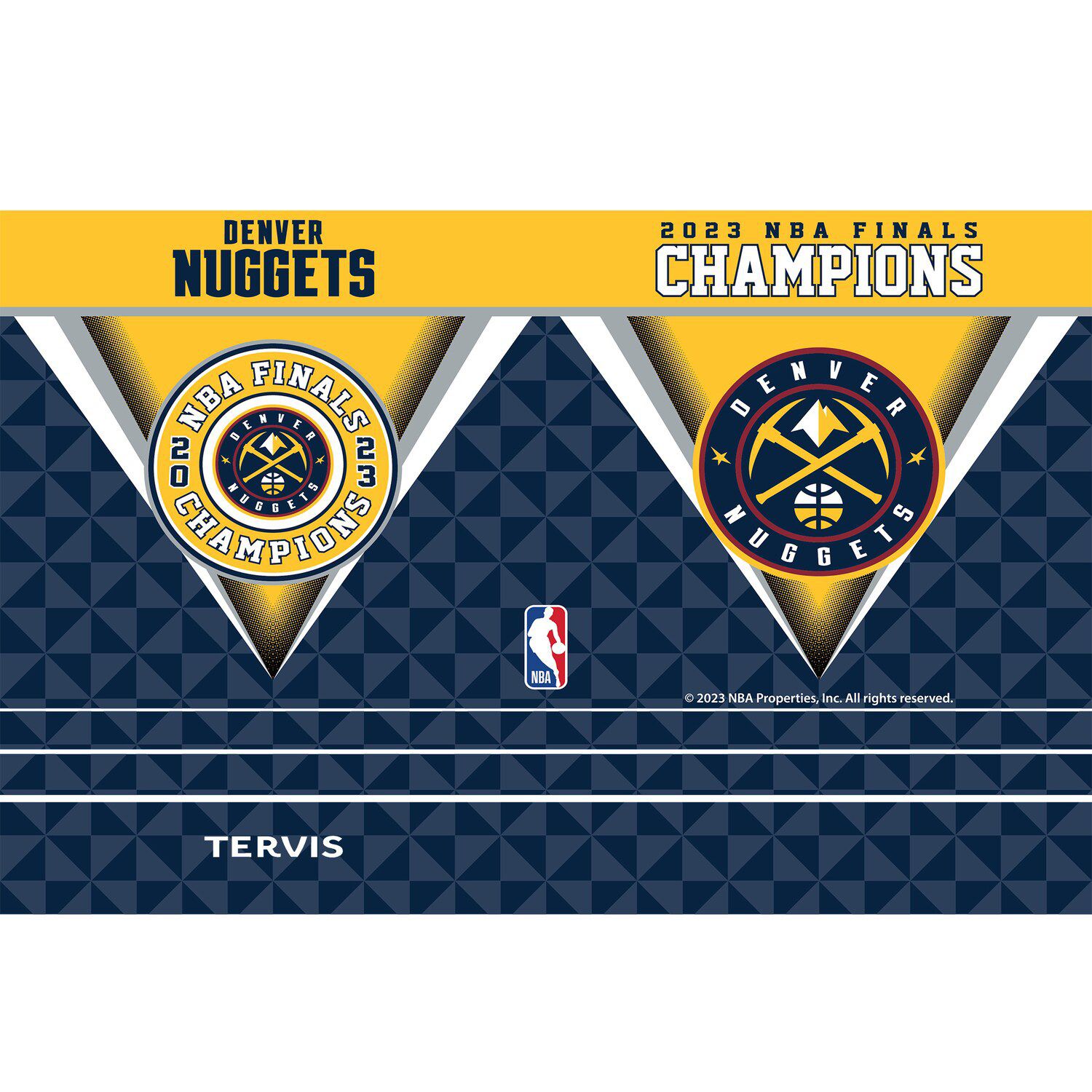 Tervis Denver Nuggets 2023 NBA Finals Champions 30oz. Stainless Steel Tumbler