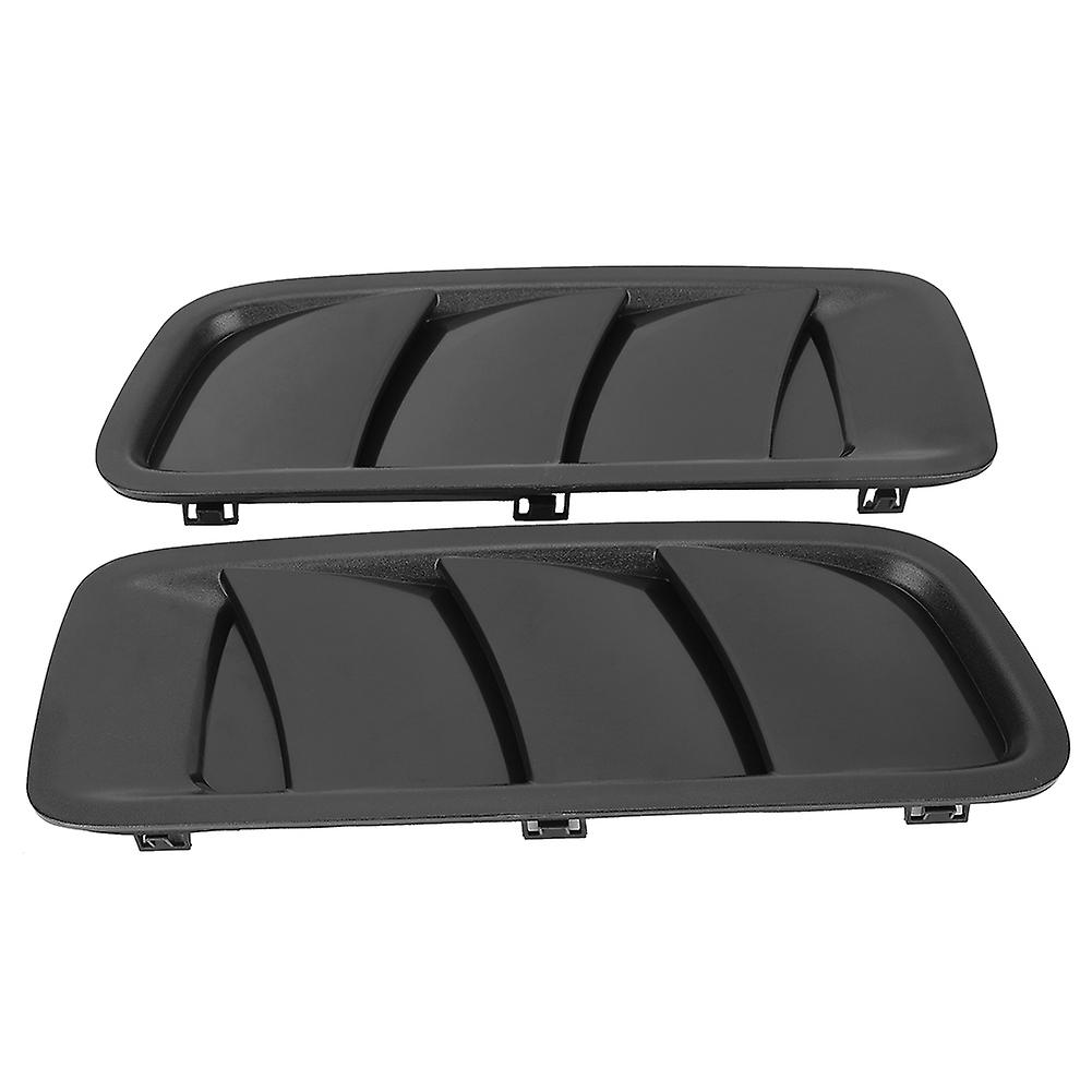 2pcs Car Engine Hood Air Outlet Vent Cover Trim Fit For Jeep Wrangler Jl 2018-2019