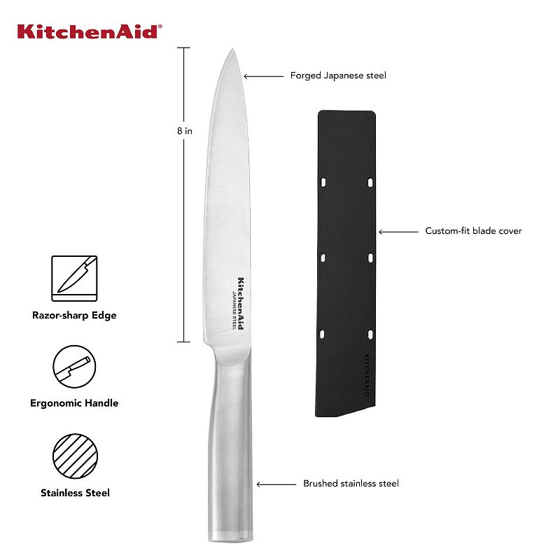 KitchenAid Gourmet 8-in. Slicer Knife with Blade Cover