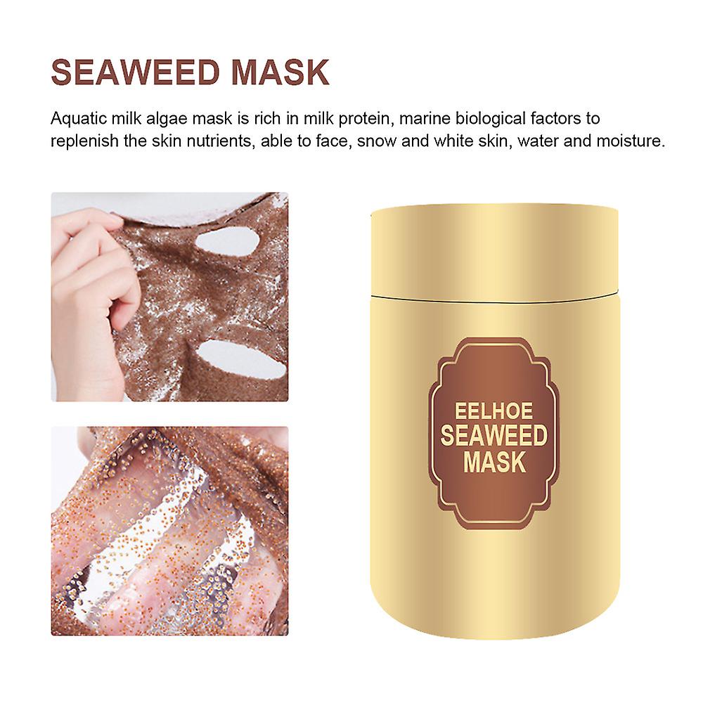 Foreign Tradecross-border Seaweed Mask Hydration Skin Rejuvenation Shrinkage Pores Moisturizing Apply Leave-in Mask Skin Care Products