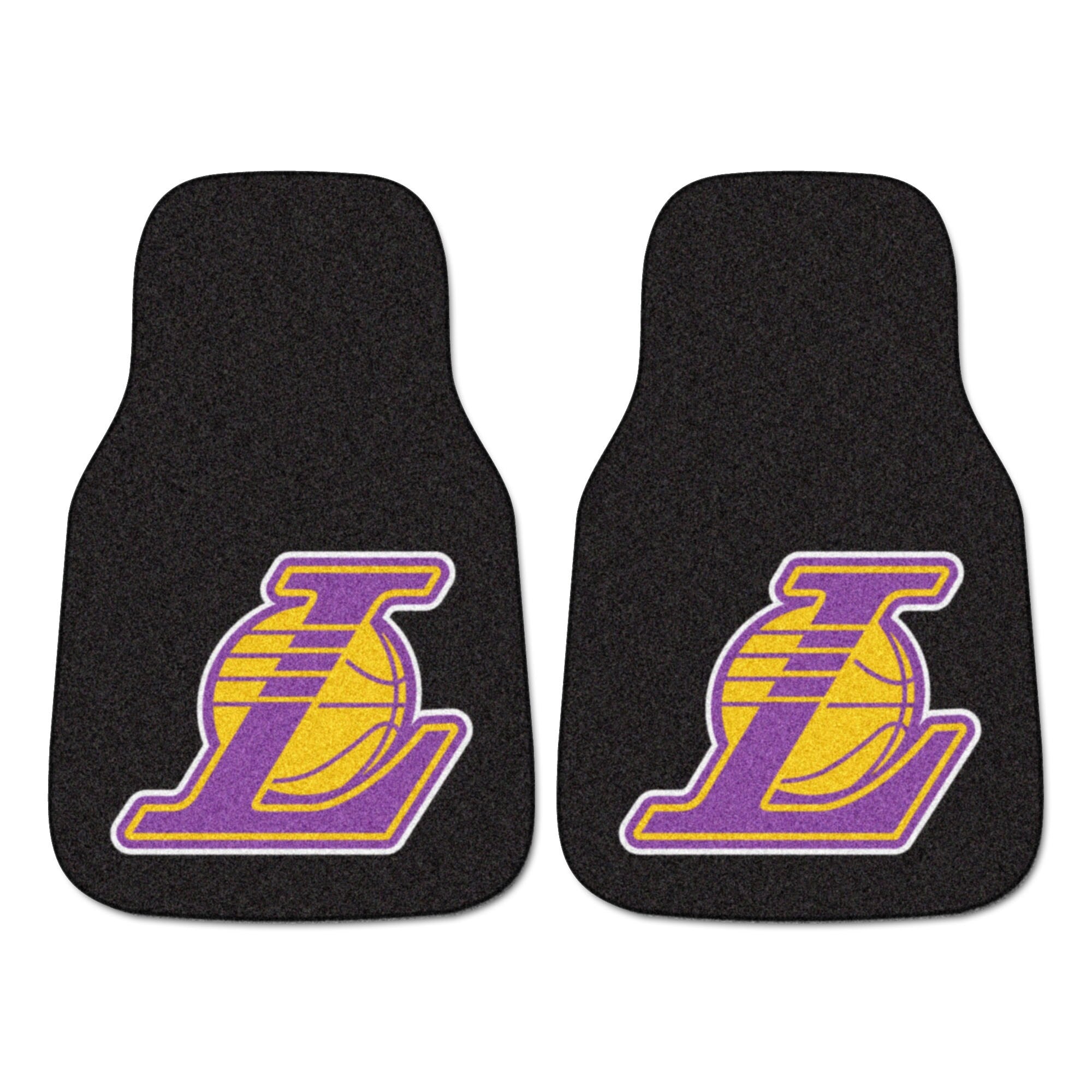 Los Angeles Lakers 2-Piece Carpet Car Mat Set