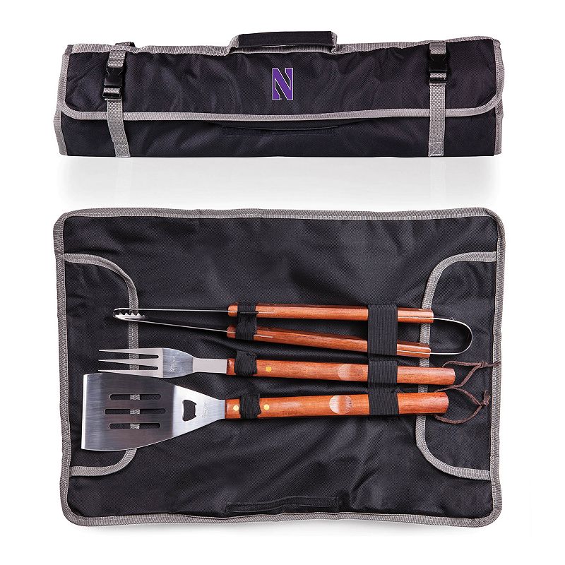 Northwestern Wildcats 4-pc. Barbecue Tote Set