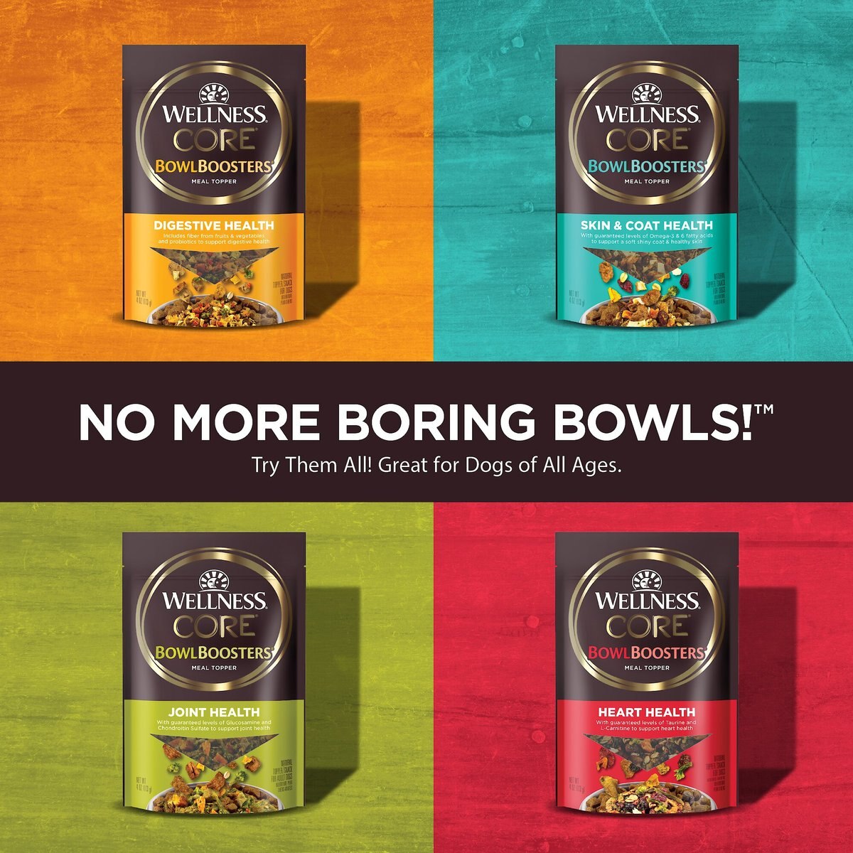 Wellness CORE Bowl Boosters Bare Beef Freeze-Dried Dog Food Mixer or Topper