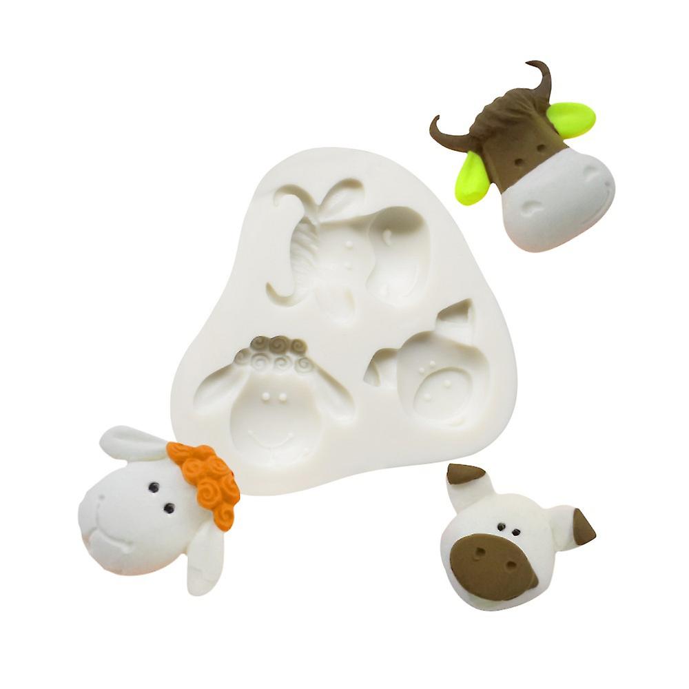 Bull Head Shape Mousse Mold - 1pc