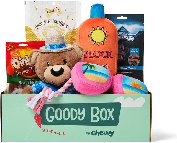 Goody Box Summer Dog Toys and Treats