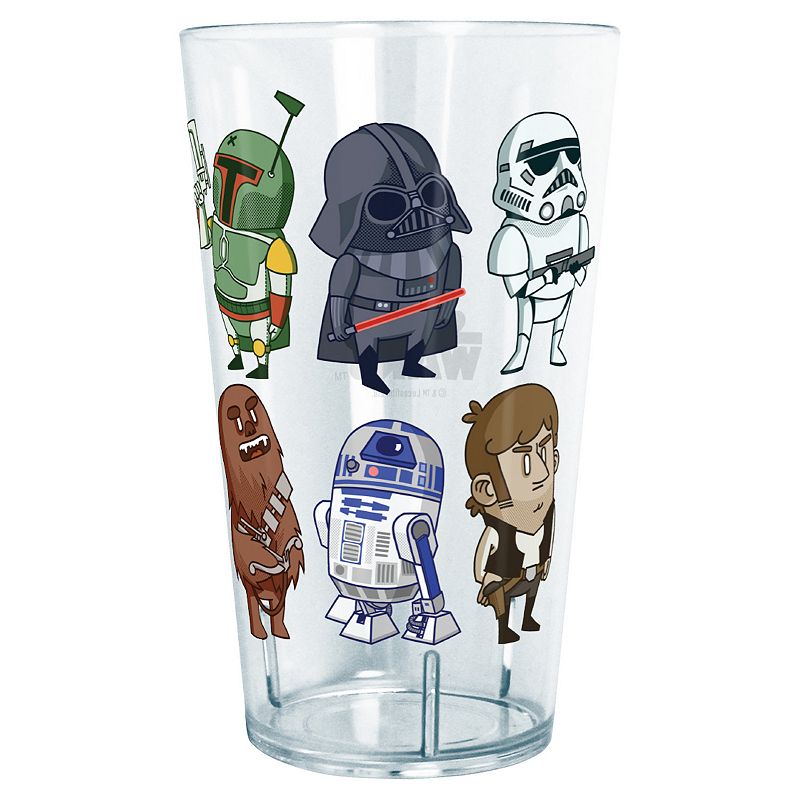 Star Wars Doodles 24-oz. Tritan Glass