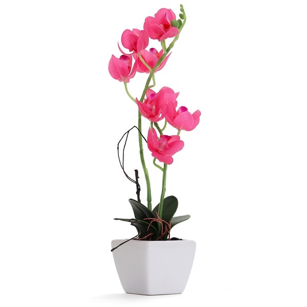 Hot Pink Artificial Orchid