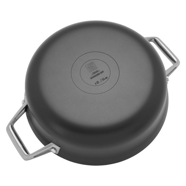 ZWILLING Motion Hard Anodized 4-qt Aluminum Nonstick Chef's Pan