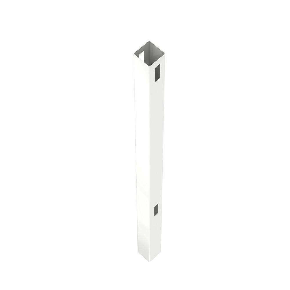 Veranda 5 in. x 5 in. x 9 ft. White Vinyl Pro Fence Line Post 245314