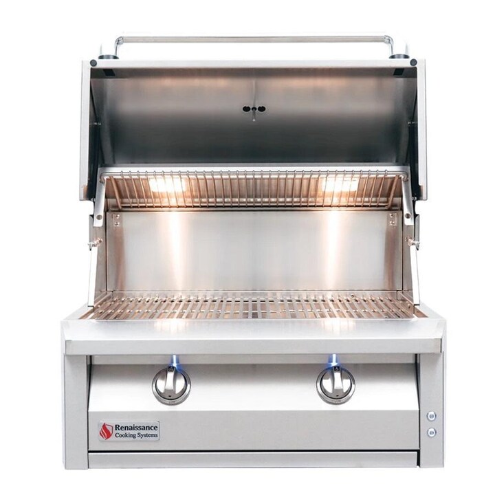 American Renaissance Grill by RCS 30-Inch 2-Burner Built-In Propane Gas Grill