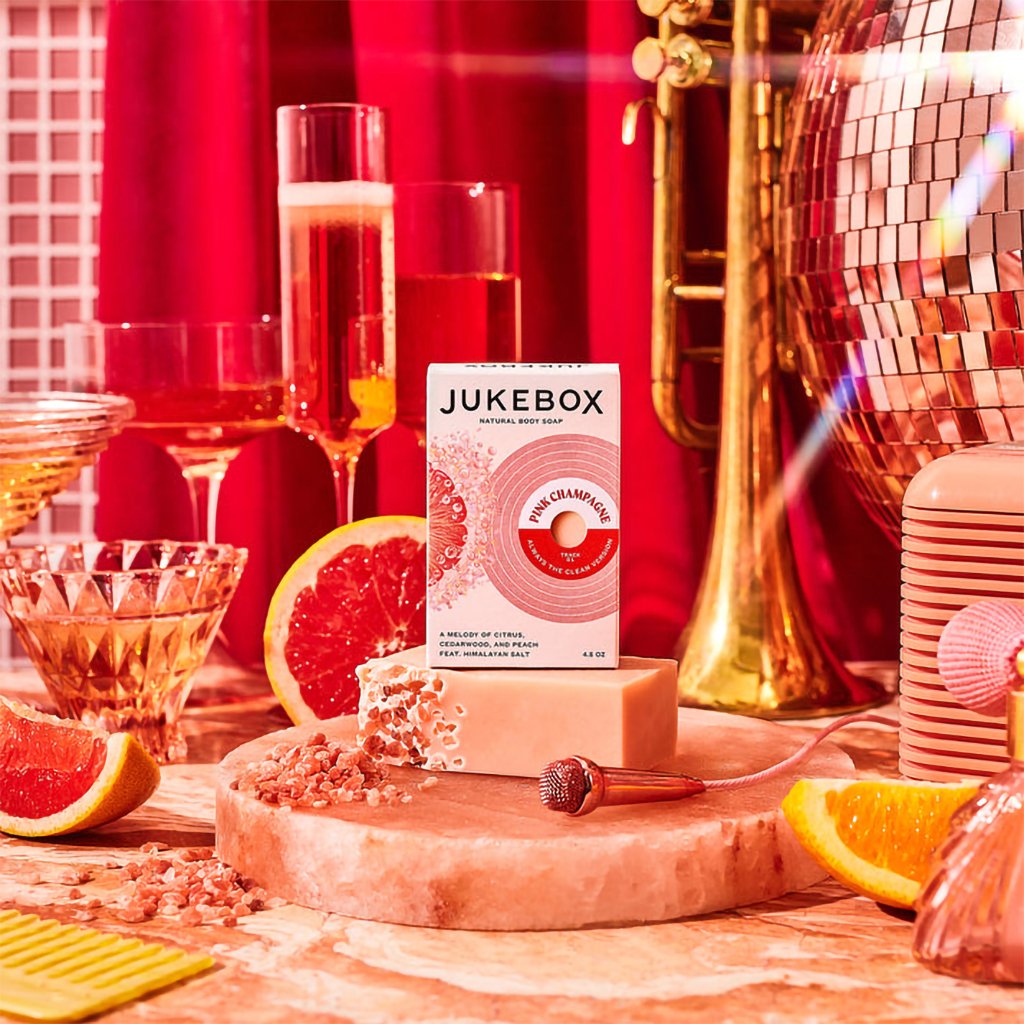 JUKEBOX  Bar Soap - Pink Champagne