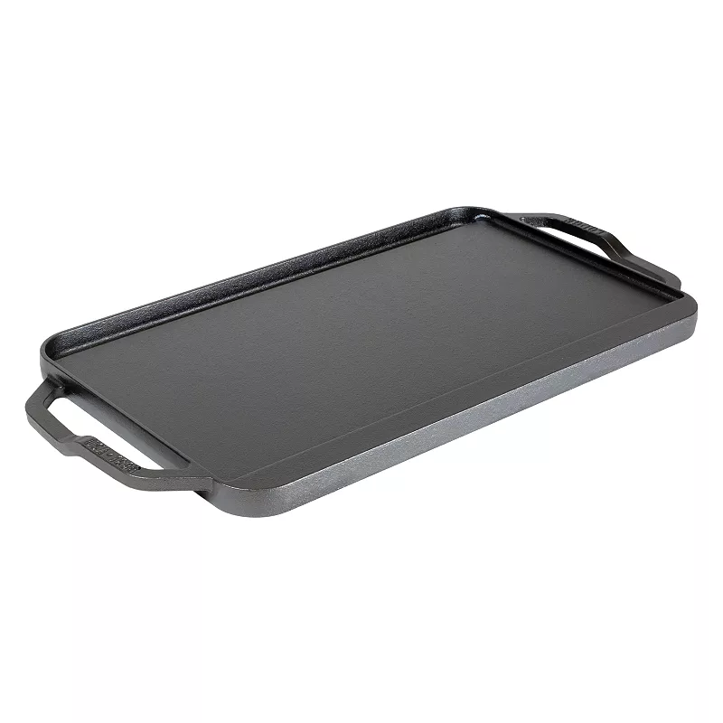 Lodge Chef Collection Pre-Seasoned Cast Iron Double Burner