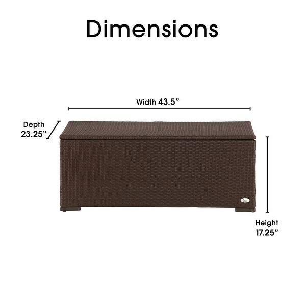 Serta Laguna Outdoor Storage Coffee Table