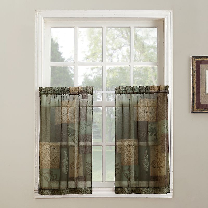 Eden 2-pack Tier Curtains