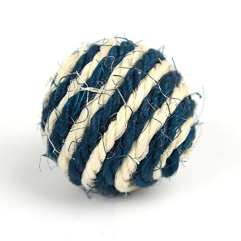 Miman Cat Toy Sisal Ball Funny Cat Toy Pet Cat Toy Cat Toy Favorite Toy Grinding Claw Toy 4cm Diameter Random Color 10pcs