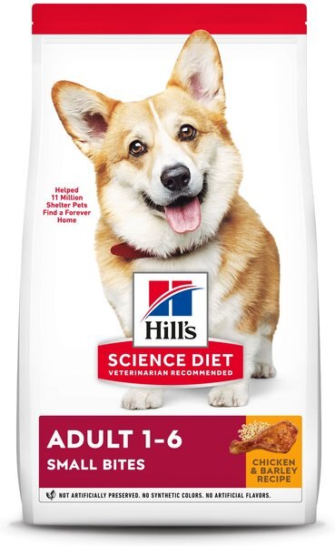 Hill's Science Diet Adult Small Bites Chicken and Barley Recipe Dry Dog Food