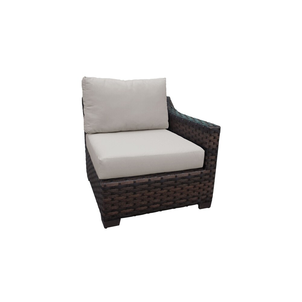 Kathy Ireland River Brook Wicker 4 piece Outdoor Patio Set