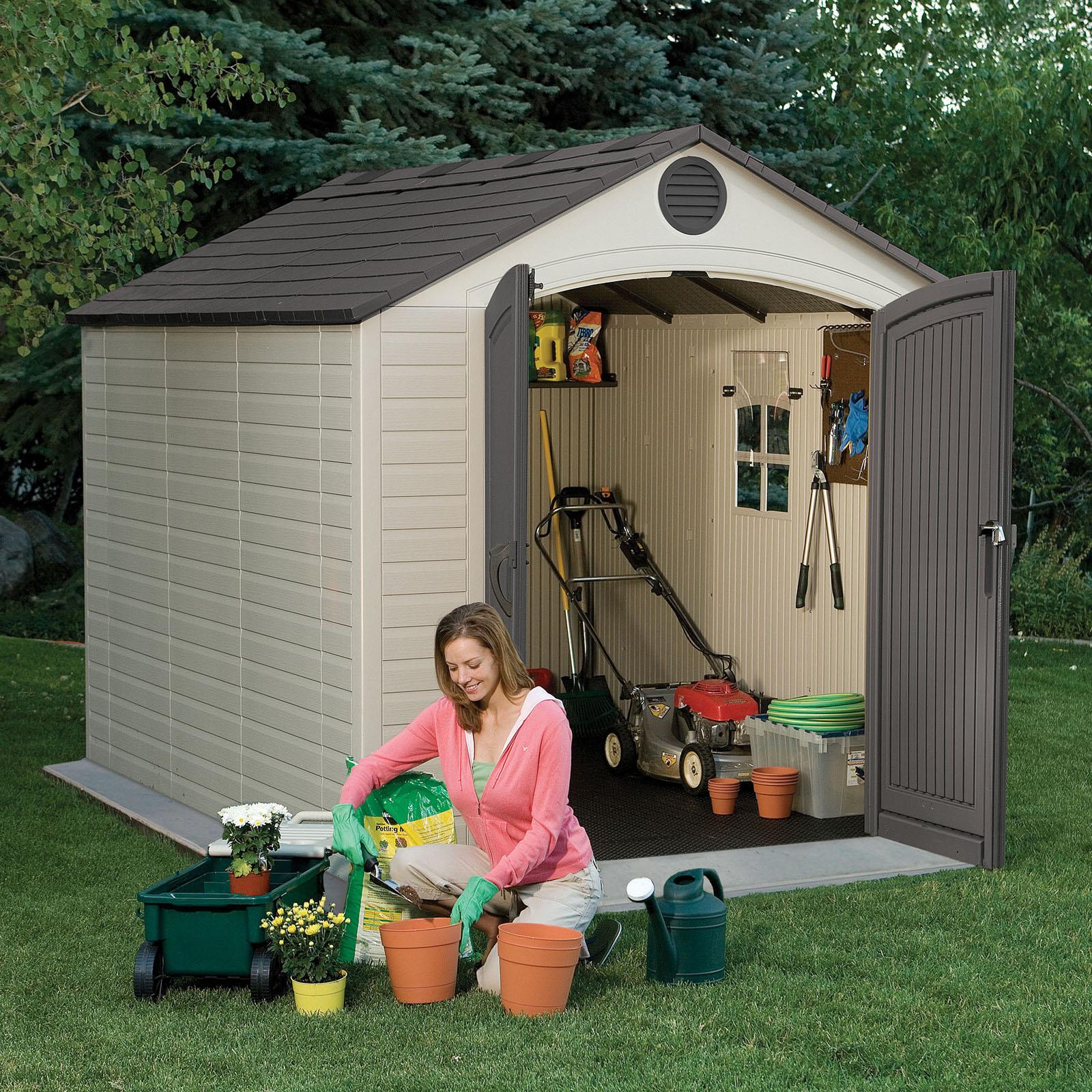 Lifetime 8 x 10 ft. Outdoor Storage Shed