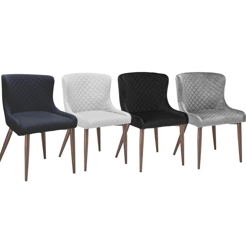 Best Master Furniture Stitched Fabric/ Wood Dining Chairs (Set of 2)