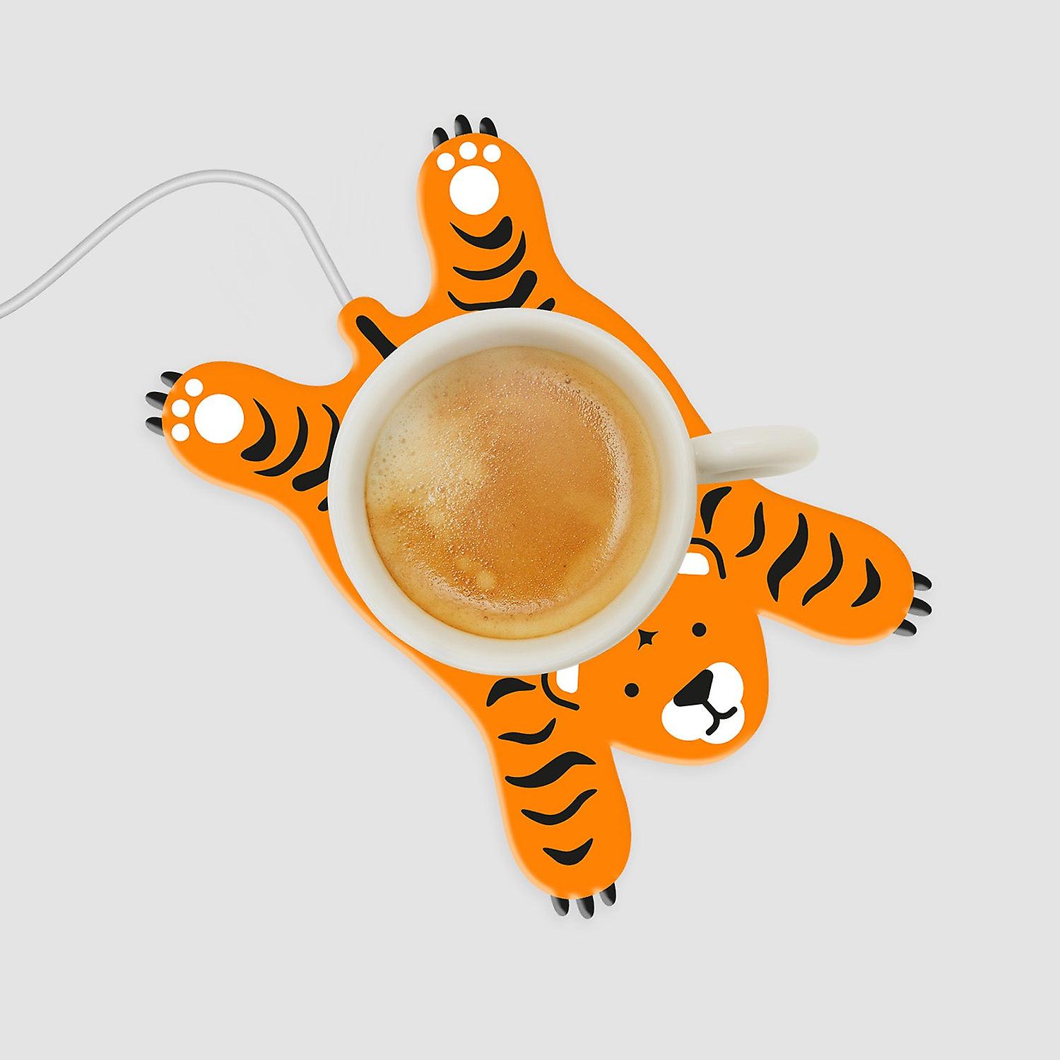 Mustard - sleepy tiger usb cup warmer