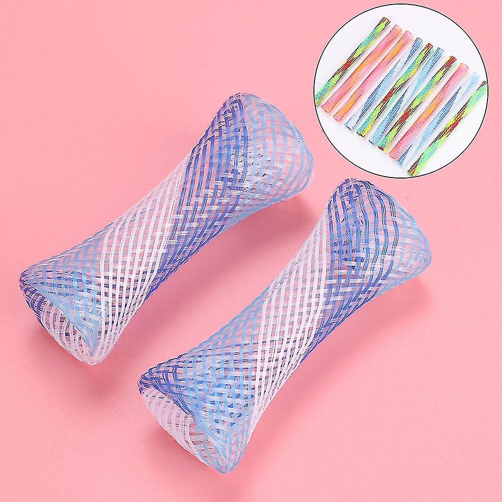 10Pcs Freely Folding Spring Shape MultiColor Cat Bouncing Toy Good Elasticity Pet Playing Toy