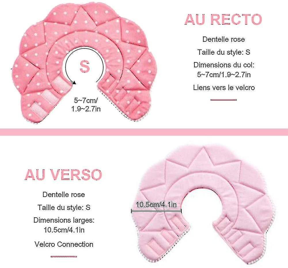 Comfortable Post-surgery Collar For Cats And Dogs， Robust， Waterproof， Resistant To Scratches And Bites， Easy To Clean， With Adjustable Clip