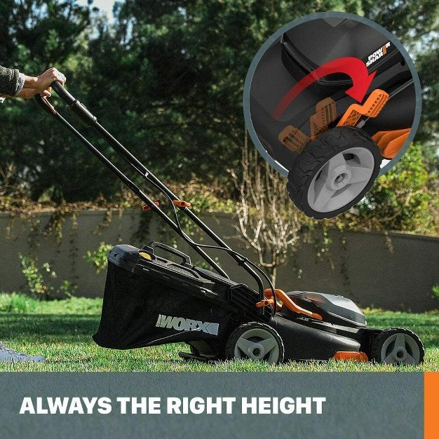 Worx Wg911 Power Share 40v Lawn Mower And 20v Grass Trimmer wg743 And Wg163