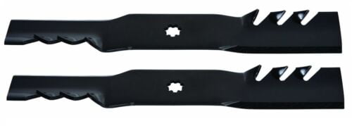 (2) PACK 42" Gator Mulch Mower Blades John Deere Z225 Z235, LA125, LA135 592-615