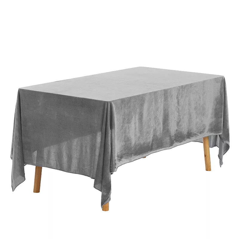 Rectangle Wrinkle Resistant Washable Polyester Table Cover 1 Pc， 63 X 110