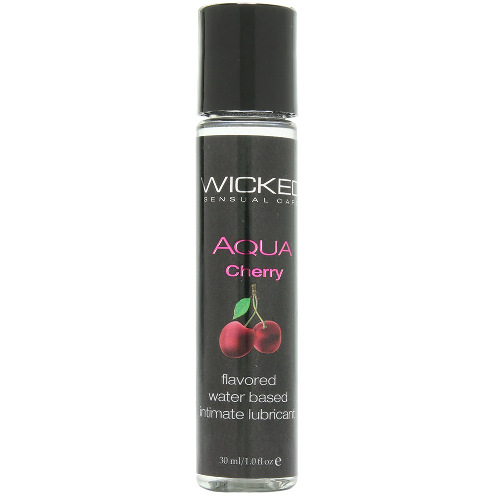 Aqua Flavored Lube 1oz/30ml in Cherry