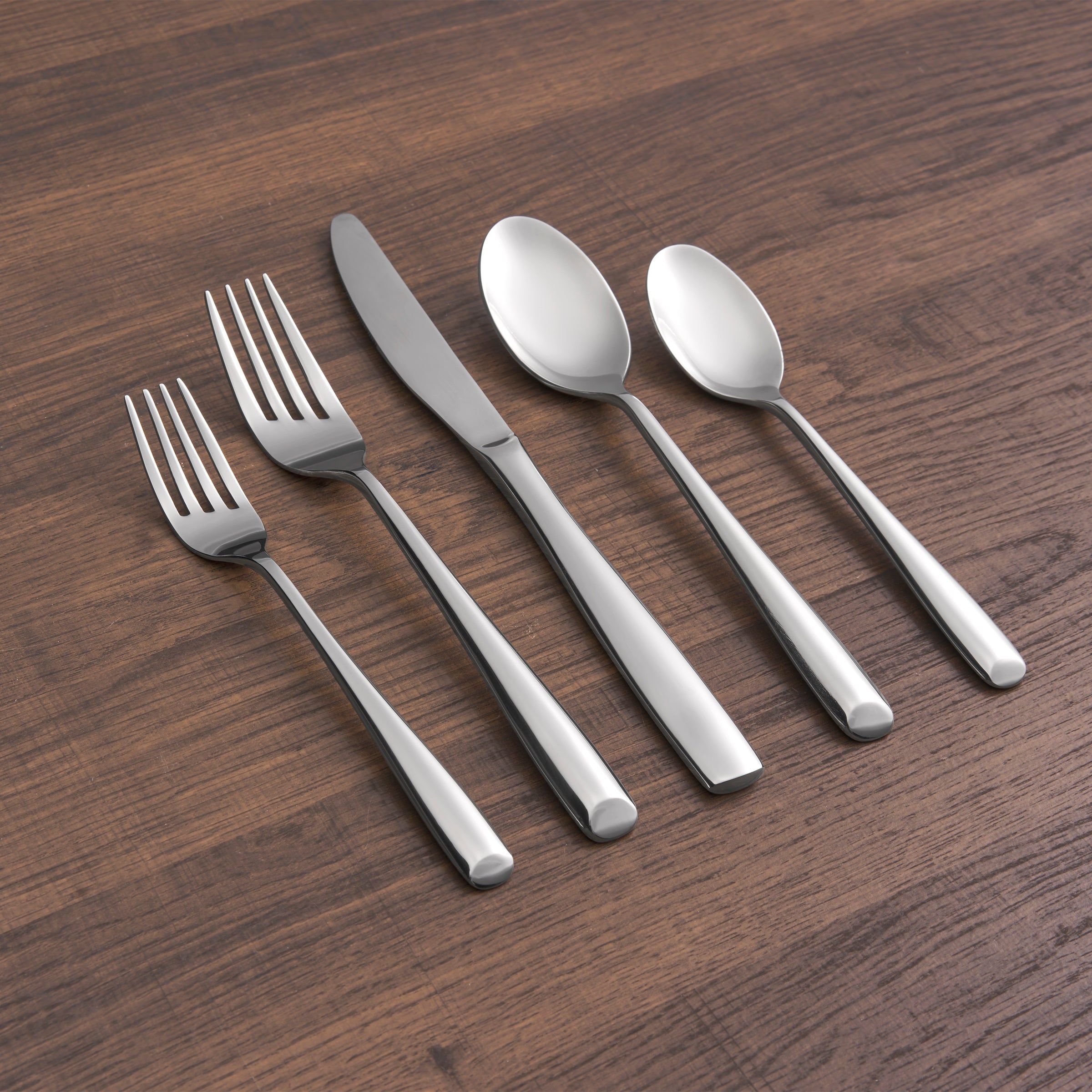 Rachel Mirror 20-Piece Flatware Set