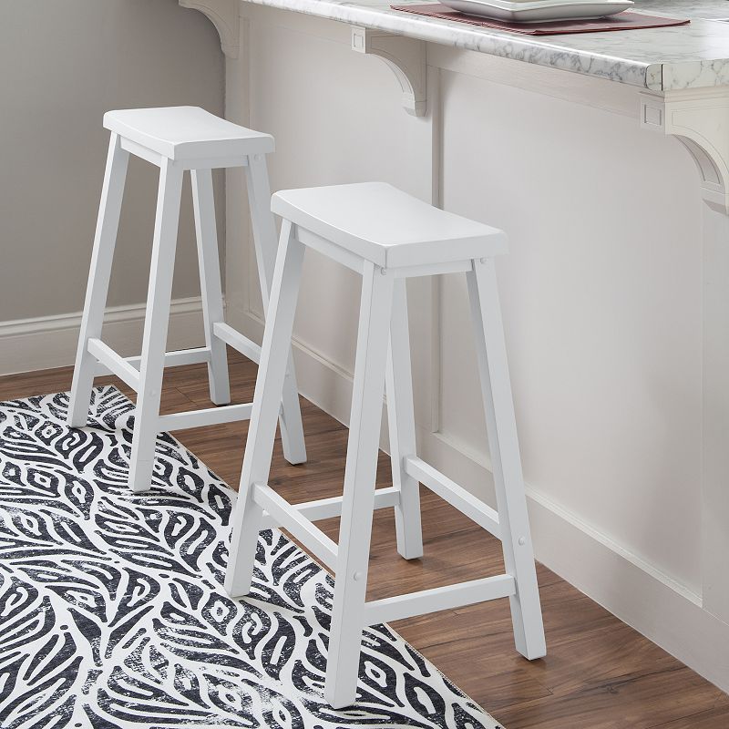 Linon Dale Saddle Bar Stool