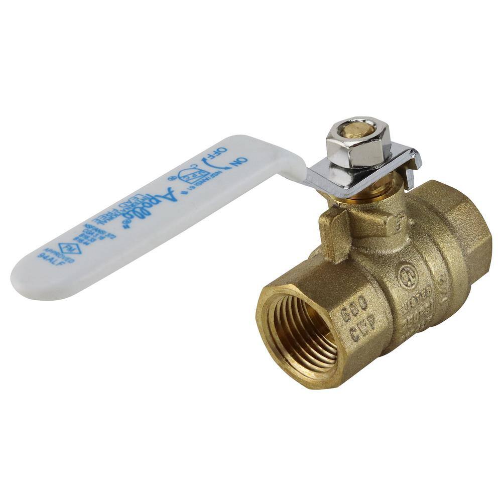 Apollo 12 in. x 12 in. Lead Free Brass FNPT x FNPT Full-Port Ball Valve 94ALF10301A