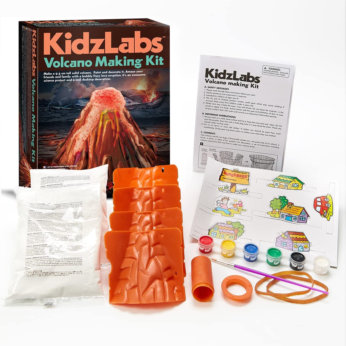 Volcano Making Kit by KidzLabs/Toysmith