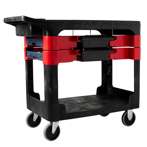 Rubbermaid FG618000BLA Trades Cart