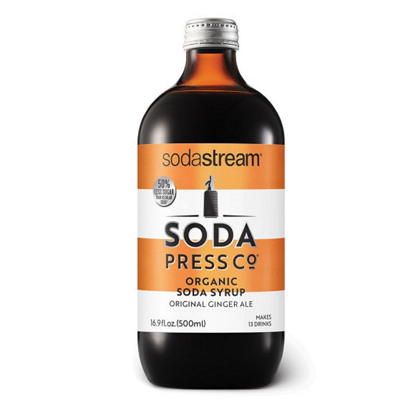 SodaStream Soda Press Co. Original Ginger Ale Organic Soda Syrup