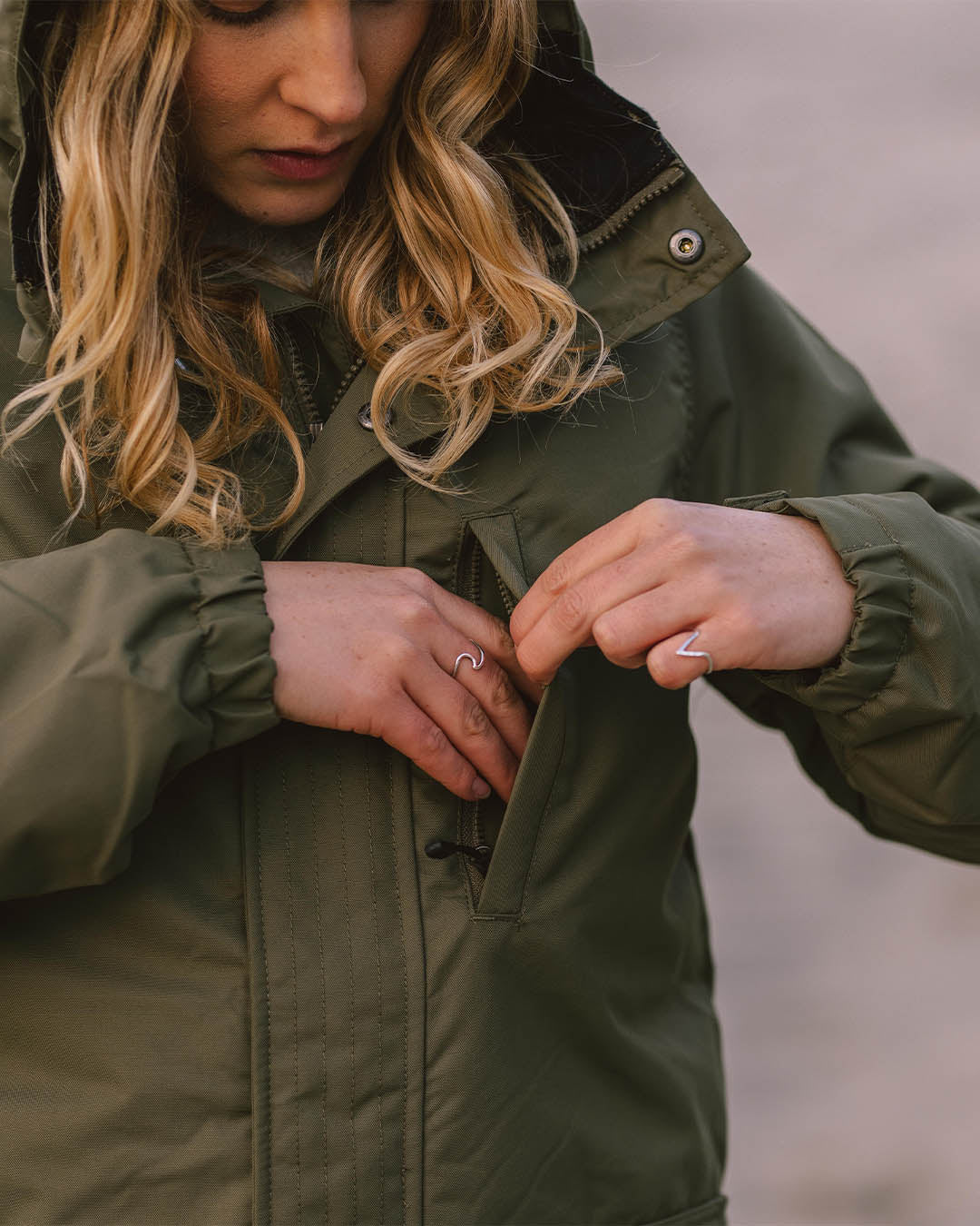 Alaska Recycled Jacket - Dusty Olive