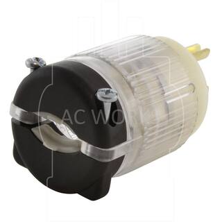 AC WORKS 15 Amp 125-Volt NEMA 5-15P 3-Prong Household Male Plug With Power Indicator AS515PL