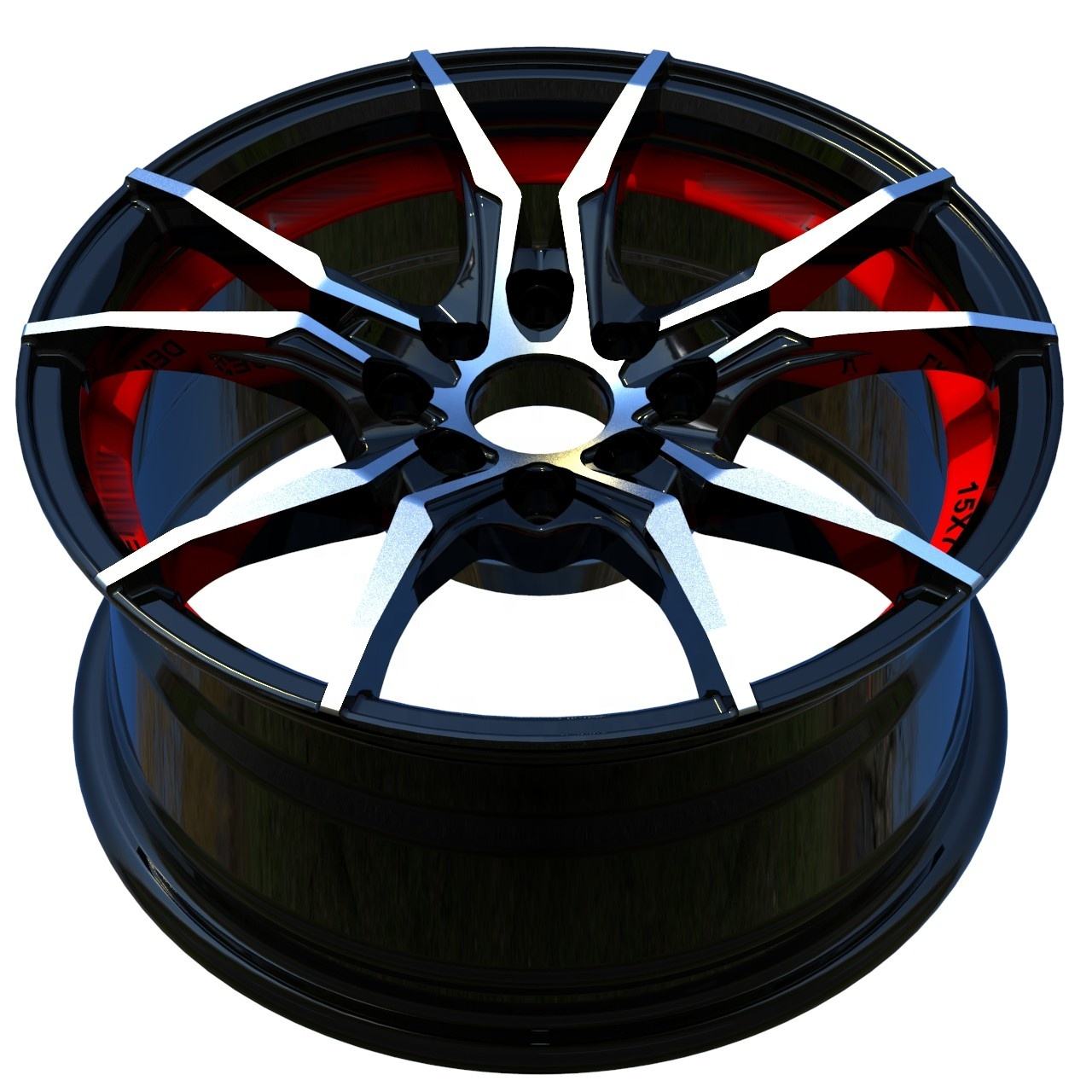 New Arrival Passenger Car Wheels 15x7 inch 5x114.3 Black oy Wheel Rims