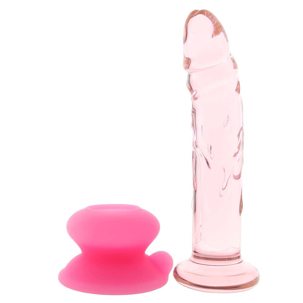 Icicles No. 86 Glass Dildo in Pink